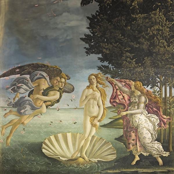 13. Venüs'ün Doğuşu, Botticelli (1486)