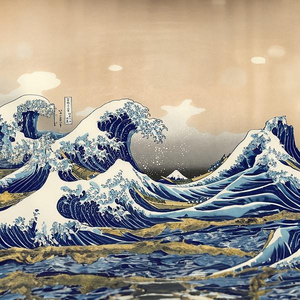 14. Büyük Dalga, Hokusai (1831)