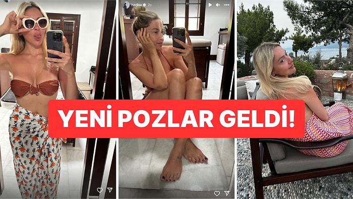 Hadise Hanım Ne Yapıyorsunuz? Hadise, Bikinili Ayna Pozlarıyla Instagram'ı Salladı!