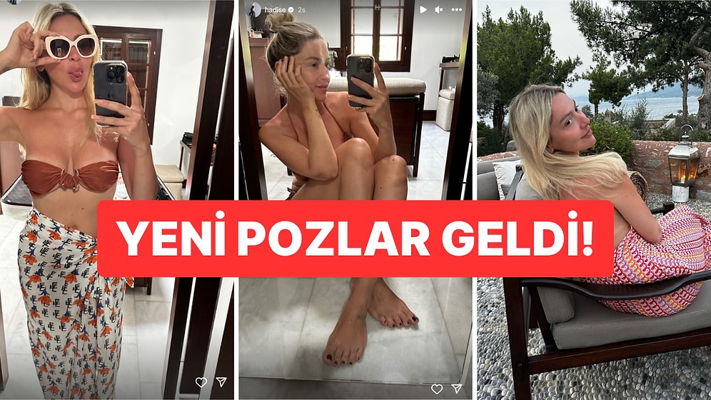 Hadise Hanım Ne Yapıyorsunuz? Hadise, Bikinili Ayna Pozlarıyla Instagram'ı Salladı!