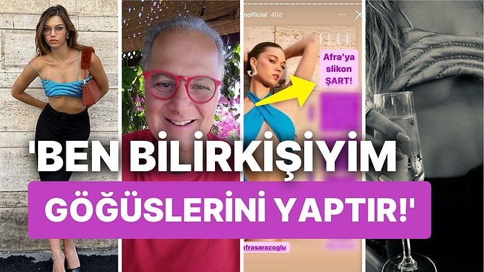 Afra Saraçoğlu'nun Dekolteli Büstiyerli Pozuna Bilal Özcan'dan Haddini Aşan 'Göğüs' Yorumu!