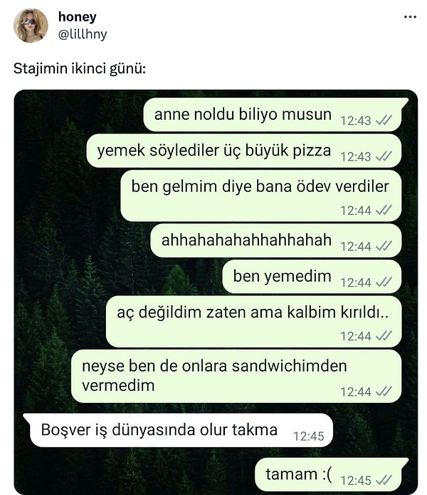 Karınlar tok, kalpler kırık.