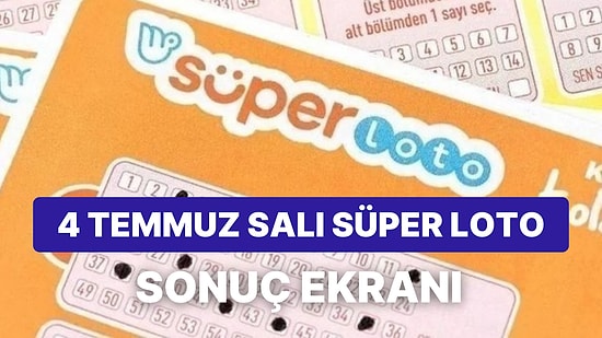 Süper Loto Sonuçları Açıklandı: 4 Temmuz Salı Süper Loto Sonuçları ve Kazandıran Numaralar