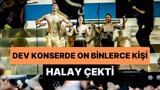 Danimarkalı Popstar Tobias Rahim, Dev Konserinde On Binlerce Kişiye Halay Çektirdi