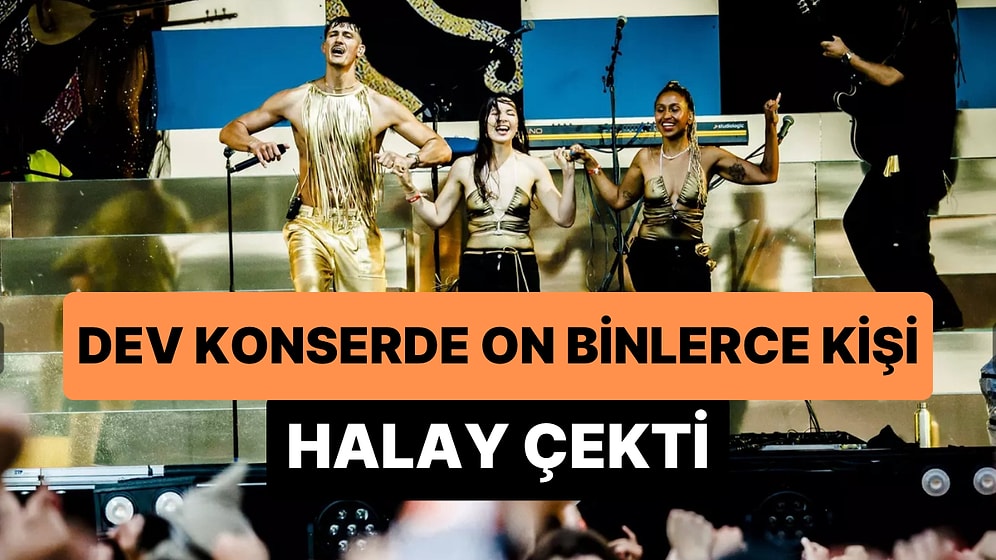 Danimarkalı Popstar Tobias Rahim, Dev Konserinde On Binlerce Kişiye Halay Çektirdi