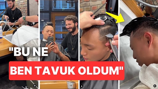 Güney Koreli Fenomen Jino Kim'in Türk Berberle İmtihanı: Koreli de Olsan Kafanı O Lavaboda Yıkatacaksın