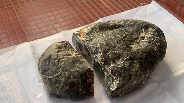 İspermeçet balinalarının dışkılayarak denize bıraktığı ambergris, bazı durumlarda balinanın vücudundan dışarı atılamıyor ve balinanın iç organlarına zarar vererek ölümüne neden olabiliyor.