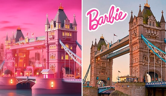 Midjourney показал, как выглядели бы 12 мировых достопримечательностей в мире Барби