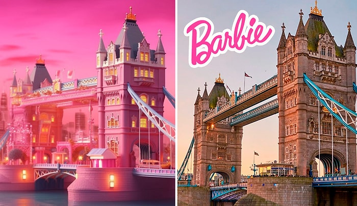 Midjourney показал, как выглядели бы 12 мировых достопримечательностей в мире Барби