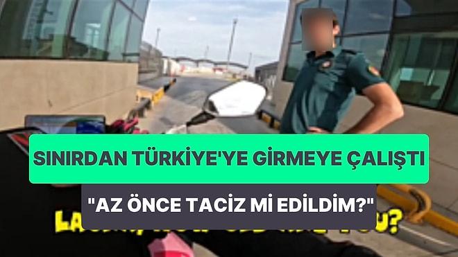 Motosikleti ile Yola Çıkıp İstanbul'a Gitmeye Çalışan Kadınla Flörtleşmeye Çalışan Gümrük Muhafaza Memuru