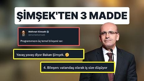 Mehmet Şimşek, 3 Maddede Ekonomi Programının Temellerini Attı: 'Nas'ı Unuttu!