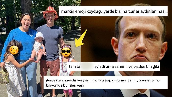 Çocuklarının Yüzünü WhatsApp'taki Yengeler Gibi Emojiyle Kapatan Mark Zuckerberg'e Gelen Efsane Tepkiler