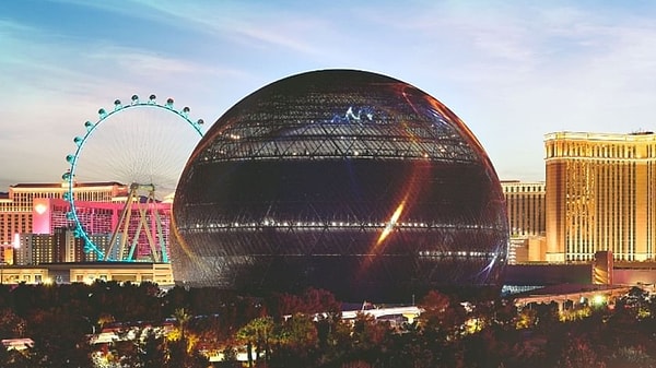 Resmi olarak Eylül ayında açılacak olan The Sphere, dünyanın en büyük LED ekranı olma özelliği taşıyor.