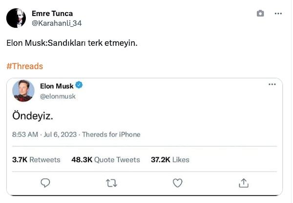 Twitter kullanıcıları Musk'a esprili paylaşımları ile veda ettiler. Musk'a Kemal Kılıçdaroğlu benzetmesi yaptılar😂
