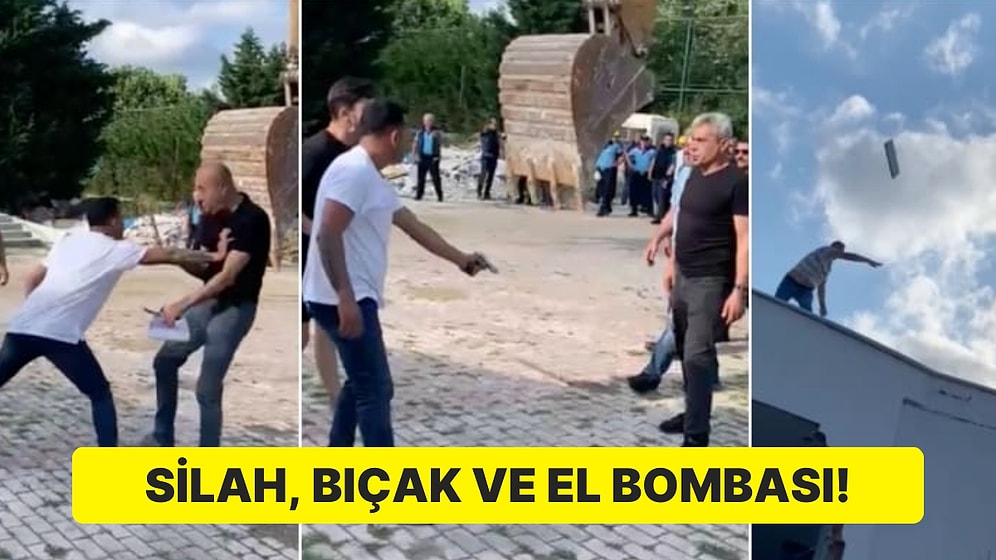 İBB Ekiplerine Böyle Direndiler: Silah, Bıçak ve El Bombası!