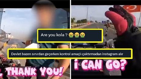 Sınırdan Motoruyla Geçen Kadının Türkiye Gümrüğünde Yaşadıkları Sosyal Medyada Tepkilere Neden Oldu