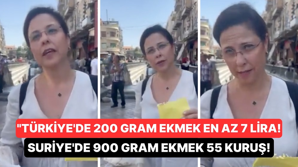 Suriye'ye Giden İlay Aksoy Gözlemlerini Paylaştı: "Savaş Var Denilen Suriye'de 900 Gram Ekmek 55 Kuruş!"