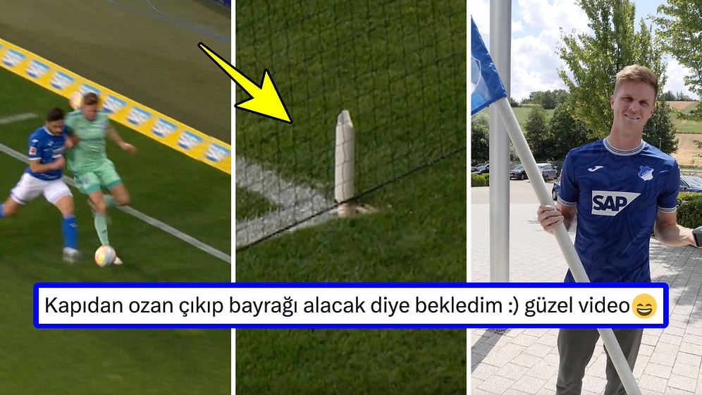Ozan Kabak'ın Omzuyla Korner Bayrağını Kıran Marius Bülter'in Eğlenceli Transfer Videosu Viral Oldu