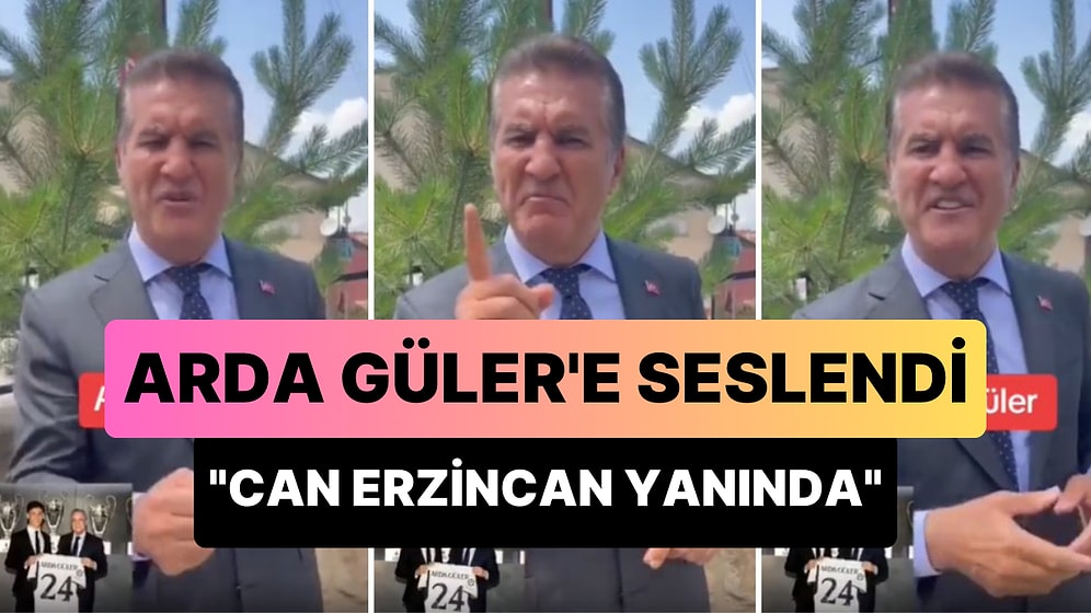 Sarıgül'den Arda Güler'e Destek: 'Forman 24 Unutma, Artık 24 Ayarsın, Can Erzincan Senin Yanında'