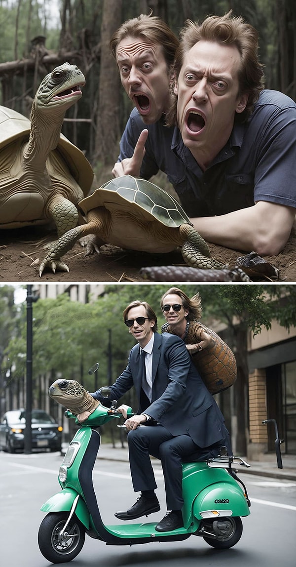 23. Стив Бушеми терпеть не может медлительных черепах