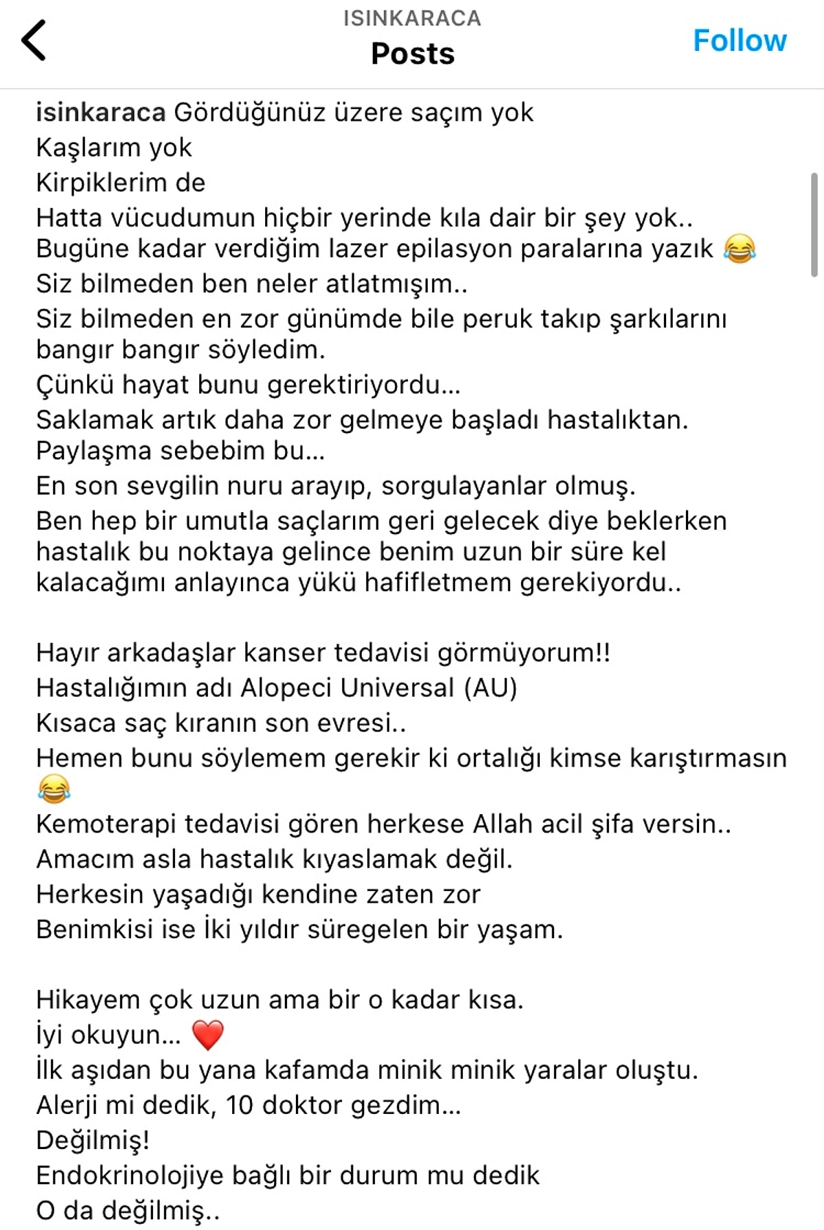 I��n Karaca Yakaland��� Hastal��� Sosyal Medyadan Duyurdu