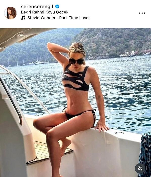 Seren Serengil, her gün yeni fotoğraflar paylaşıyor ama bugün yaptığı bikinili paylaşımı sosyal medya kullanıcılarının tepkisini çeken paylaşımlar arasında yerini aldı!