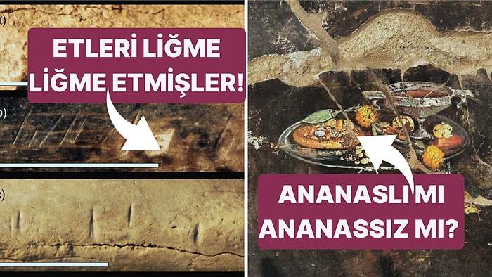 Homo Türündeki Milyon Yıllık Yamyamlık, Pompeii'deki Pizza Freski; Haziran 2023'ün Önemli Arkeoloji Keşifleri