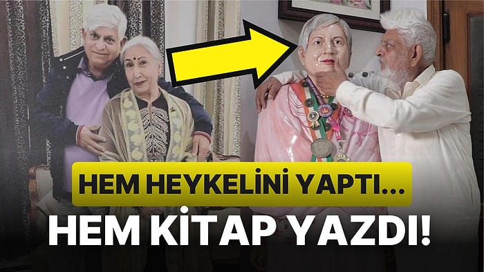 Kaybettiği Eşini 'Ölümsüzleştirmek' İçin Mermerden Heykelini Yaptıran 70 Yaşındaki Adam