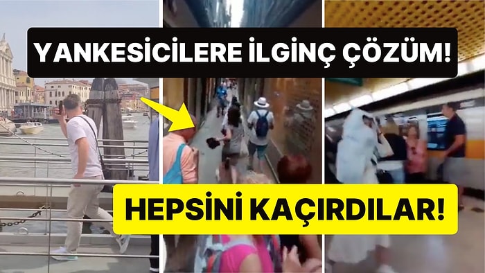 İtalya'nın Turistik Yerlerinde Yankesiciler Artınca Halk Çareyi Bağırmakta Buldu!