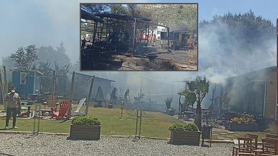 Bodrum'da Arka Arkaya Yangınlar: 4 Tiny House Küle Döndü