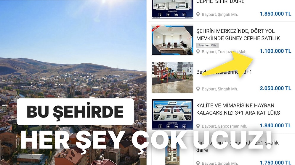 "Bayburt'ta Ekonomik Kriz Yok" Diyen Kullanıcı Verdiği Fiyat Örnekleriyle Herkesi Şoka Uğrattı!