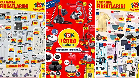 ŞOK'a Elektrikli Süpürge Modelleri Geliyor! 12 Temmuz 2023 ŞOK Aktüel Ürünler Kataloğu