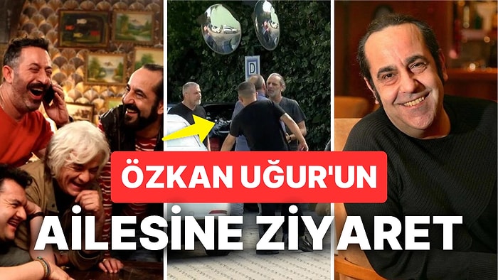 Cem Yılmaz, Zafer Algöz ve Ozan Güven, Özkan Uğur'un Ailesine Taziye Ziyaretine Gitti