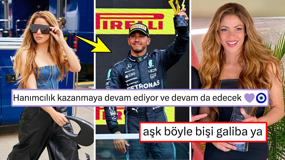 Shakira'nın İzleyici Olduğu Yarışlarda Lewis Hamilton'ın Elde Ettiği Dereceler Aşka İnancınızı Tazeleyecek!