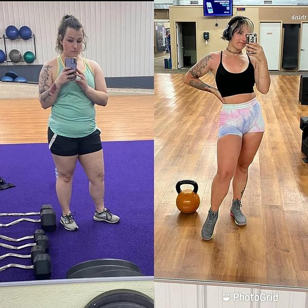 5. "7 ay ve 20 kilo sonra. Sağlıklı olmak zor olsa da kesinlikle değiyor."