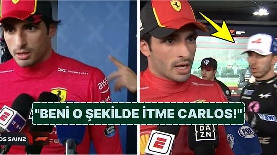 Formula 1'de Gerginlik! Carlos Sainz'ın Pierre Gasly'e Verdiği Sert Yanıt Viral Oldu