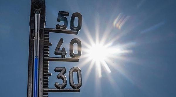 Ülkenin her yanını saracak sıcaklıkların 45 derece bandına çıkması bekleniyor.