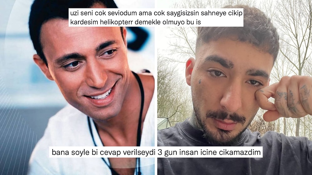 "Benim Önüme Mustafa Sandal'ı Çıkaramazsın" Diyen Uzi'ye Mustafa Sandal'dan Ders Niteliğinde Kapak Gibi Cevap!