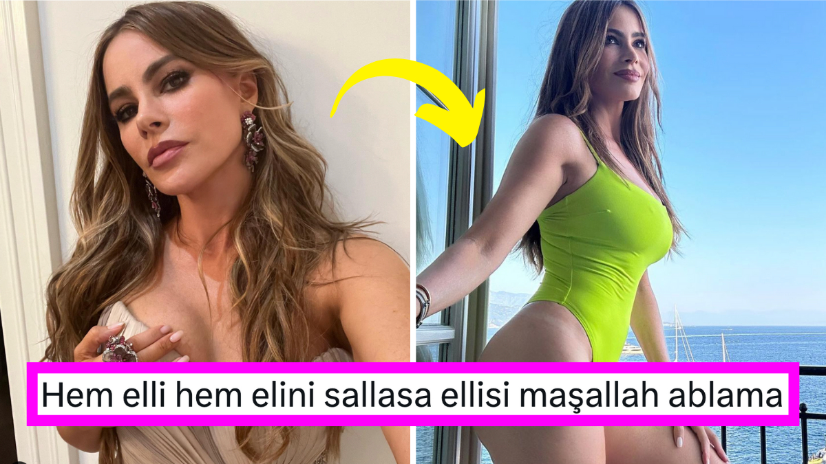 51 Yaşındaki Ünlü Oyuncu Sofia Vergara'nın Gençlere Taş Çıkartan Tatil  Pozlarına Yorum Yağdı!