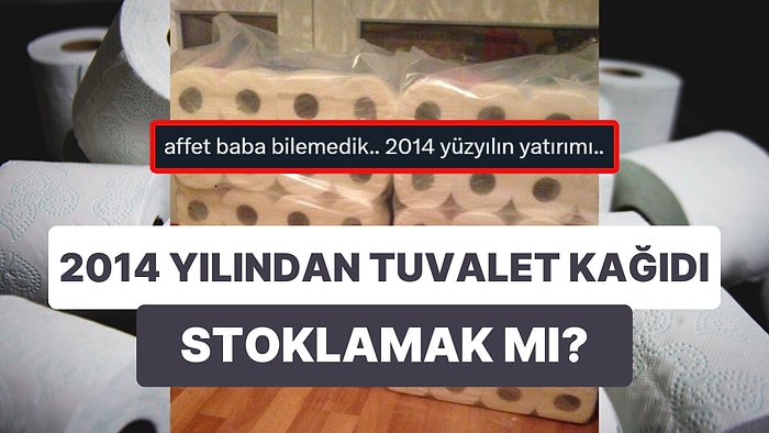 KDV Zamları Sonrası Yatırımlık Tuvalet Kağıdı Stoklayan Babanın İleri Görüşlülüğüne Saygı Duyuldu