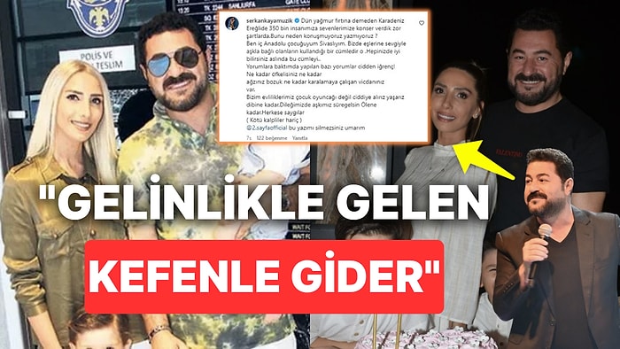 Boşandığı İddialarına "Gelinlikle Gelen Kefenle Çıkar" Diyerek Tepki Çeken Serkan Kaya'nın Anlamsız Savunması