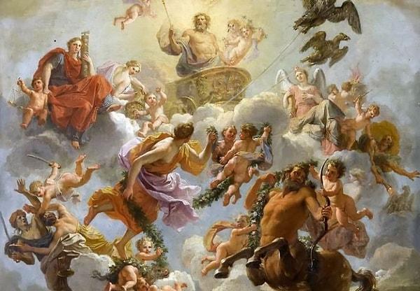 4. Hangisi Yunan mitolojisinde yer alan 12 Olimpos Tanrıları'ndan biri değildir?