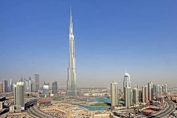 6. Birleşik Arap Emirlikleri’nin Dubai kentinde bulunan dünyanın en uzun gökdeleni olan Burj Khalifa kaç katlıdır?