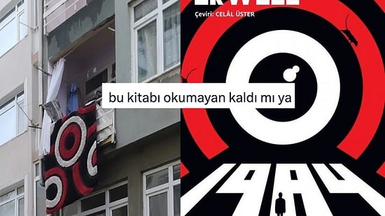 Dokumayan Kaldı mı? George Orwell'in 1984 Kapağı Desenli Halı Viral Oldu