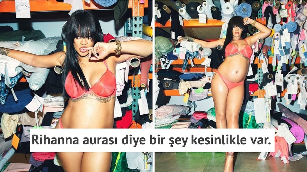 Rihanna, Karnı Burnunda Savage X Fenty Markası İçin Yaptığı Çekimlerle Ortalığı Yangın Yerine Çevirdi