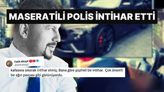 Maseratili Polis Memuru Hüseyin Tayfun Üçgül, İntihar Etti
