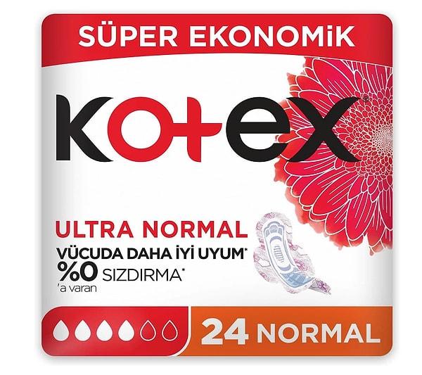 24. Kotex Ultra Süper Ekonomik Normal 24'lü 1 Paket
