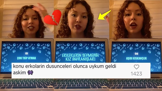 Erkeklerin Sevmediği Kız Davranışlarını Sunum Şeklinde Açıklayan TikTok Kullanıcısı: 'Erkolar Kapatılsın'