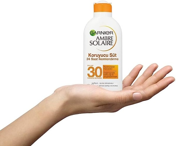 10. Garnier Skin Naturals Ambre Solaire Koruyucu Süt