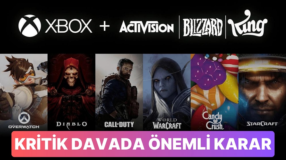 Game Pass Coşar mı? Microsoft Activision Blizzard Satın Alımında Davayı Kazandı
